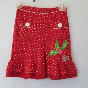 CARTERS 24 M 2T Girl PANTS SHORTS JERSEY RED